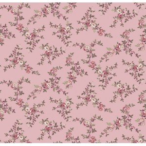 Tecido Estampado Floral Di Rose cor - 05 (Salmão) Tecido Estampado Floral Di Rose cor - 05 (Salmão)